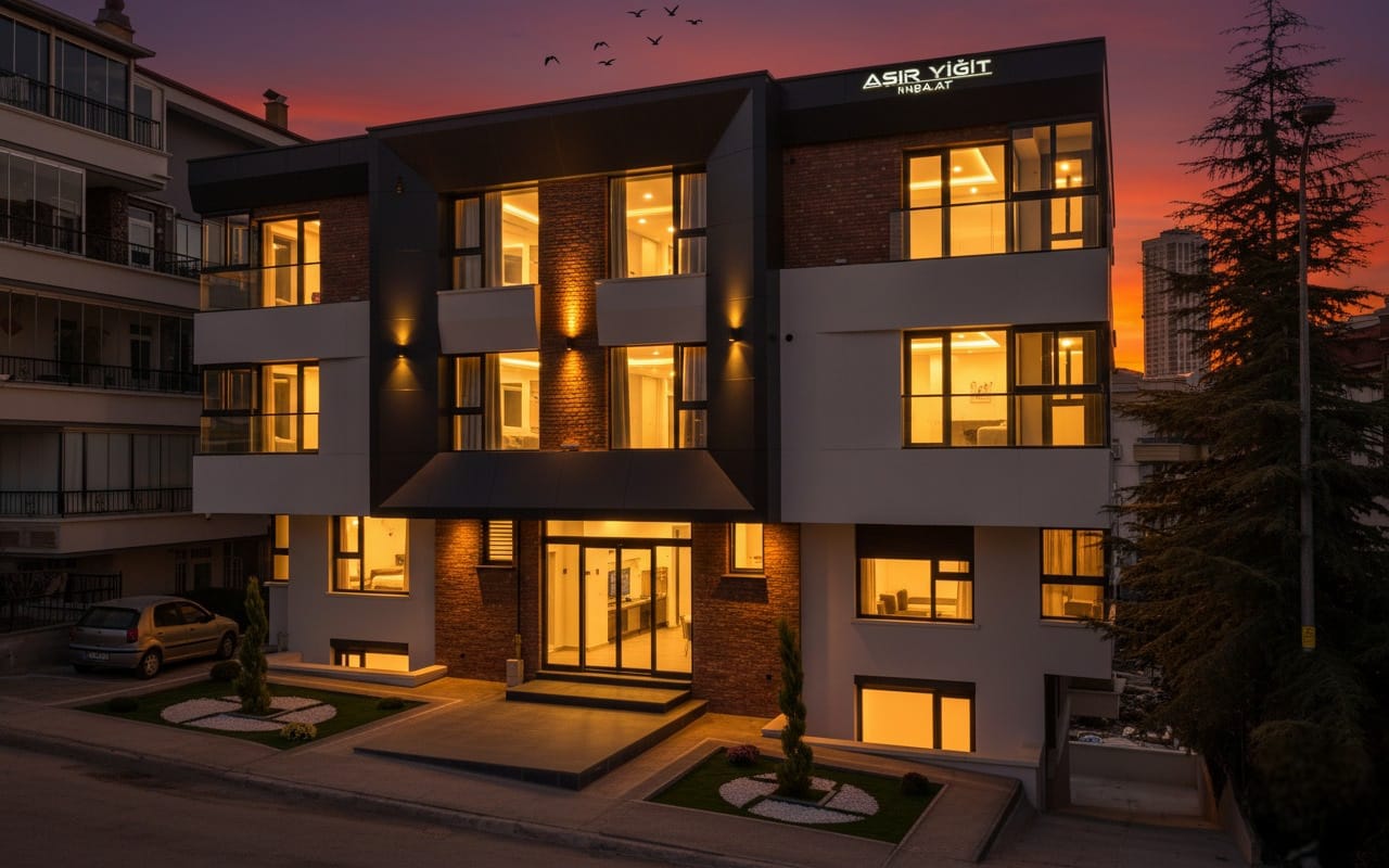Kırkkonaklar Mahallesinde Sessiz ve Nezih Konumda | Full Eşyalı | Modern Ara Kat 1+1
